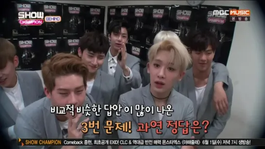 [VK] [31.05.2016] Monsta X  @  Show Champion Backstage