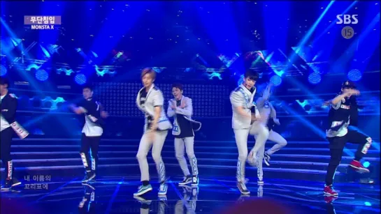 [VK] [14.06.15] Monsta X - Trespass @ Inkigayo