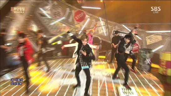 [VK] [24.05.15] Monsta X - Trespass @ Inkigayo