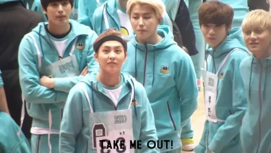 [FANCAM] 140113 Xiumin & Block B @  MBC Idol Sports Chamnpionship