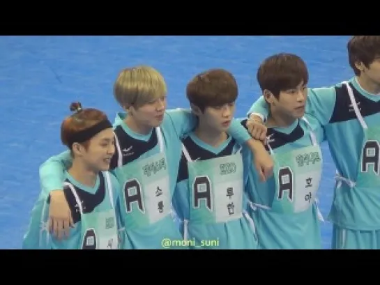 [FANCAM] 140113 Xiumin & Luhan @ MBC Idol Sports Chamnpionship [12]