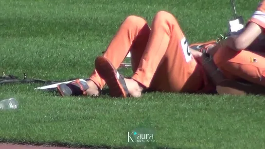 [FANCAM] 130903 Kai @ MBC Idol Star Athletics Championship 2013