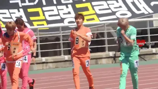 [FANCAM] 130903 EXO (Sehun Focus) - Speedwalk @ MBC Idol Star Athletics Championship 2013