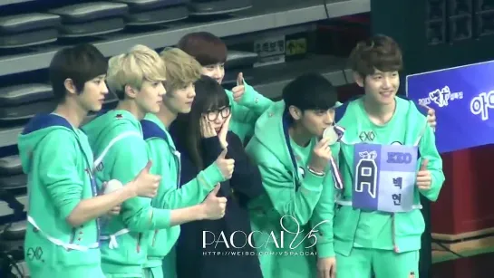 [FANCAM] 130128 Tao - High Jump + Interview @ MBC Idol Championship