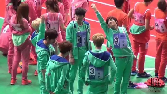 [FANCAM] 130128 EXO (Chanyeol & Baekhyun Focus) @ MBC Idol Star Athletics Championships