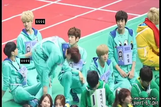 [FANCAM] 130128 EXO @ Idol Star Athletics Championships