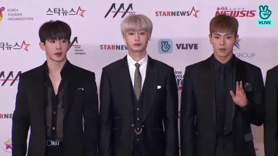 [VK][28.11.18] MONSTA X Red Carpet CUT @ 2018 ASIA ARTIST AWARDS