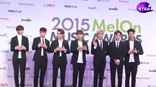 [VK] [07.11.2015] Monsta X на красной дорожке @ MelOn Music Awards 2015