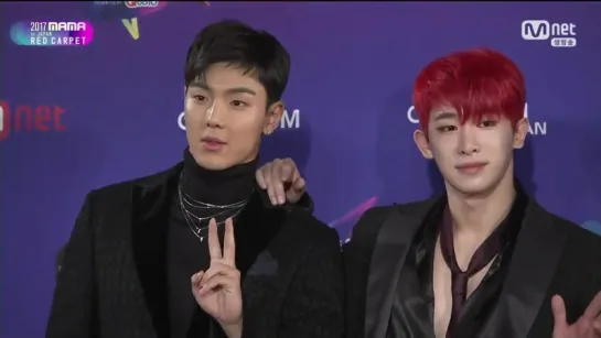 [VK][29.11.17] MONSTA X Red Carpet @ 2017 MAMA in JAPAN