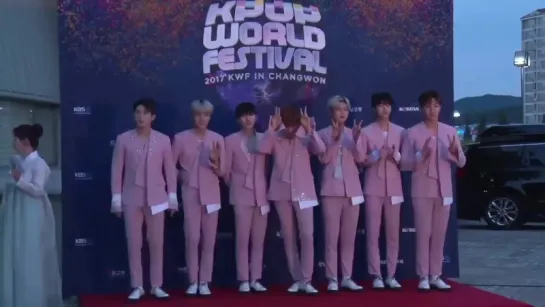 [VK][29.09.17]Monsta X in Red Carpet @ K-pop World Festival 2017