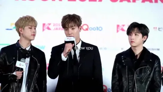 [VK][20.05.17] Fancam (focus Shownu) KCON'17 in Japan Red carpet