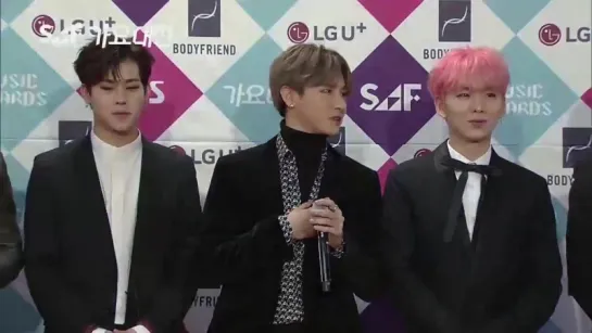 [VK][26.12.2016][RED CARPET]  MONSTA X  @ 2016 SBS 가요대전 Gayo Daejun