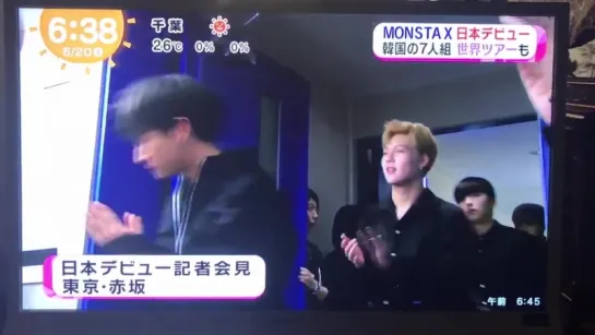 [VK][20.05.17] Monsta X debut in Japan from mezamashi TV