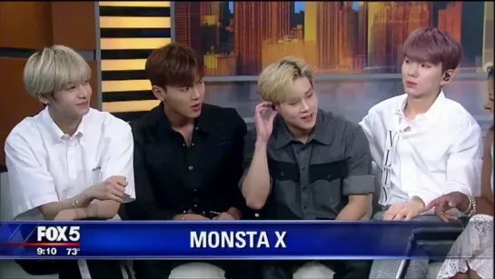 [VK][23.07.18] 'On Good Day New York' (part 1 with MONSTA X) @FOX5NY