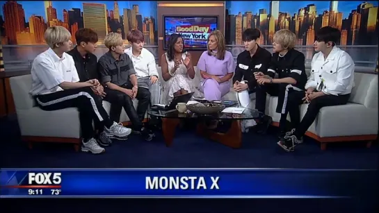 [VK][23.07.18] 'On Good Day New York' (with MONSTA X) @FOX5NY