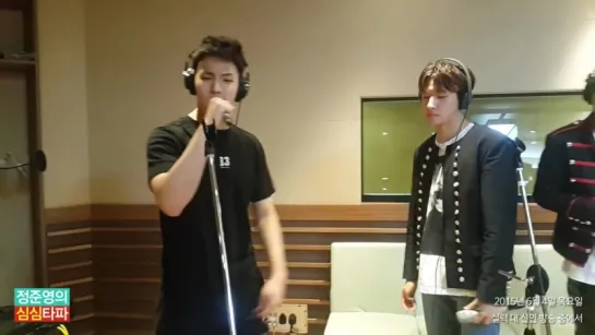 [VK] [04.06.15] Monsta X - Trespass на радио MBC Pyojun FM Jung Joon Young Simsimtapa