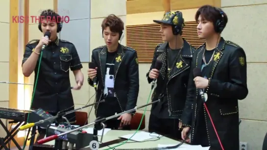 [VK] [29.05.15] Monsta X - Trespass на Super Junior KISS THE RADIO