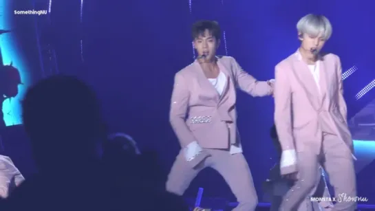 [VK][29.09.17][Fancam]Monsta X -  Intro+Shine forever @ K-pop World Festival 2017 (Shownu focus)