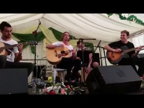 The Darling Buds - Dragons are real (acoustic) Guilfest 20 07 2014