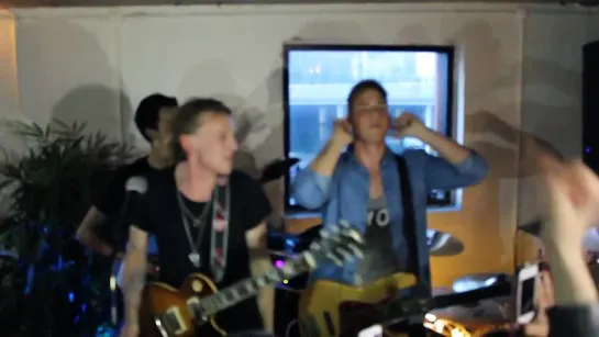 Waiting - Jamie Campbell Bower and The Darling Buds at Kayak Bar Copenhagen 15th May 2014