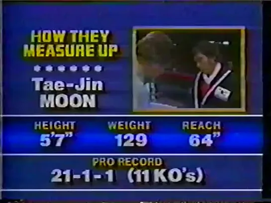 1984-06-12 Rocky Lockridge vs Tae-Jin Moon (WBA Super Featherweight Title)