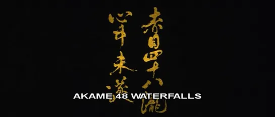 Akame 48 Waterfalls / Akame shijuya taki shinju misui (2003) dir. Genjiro Arato