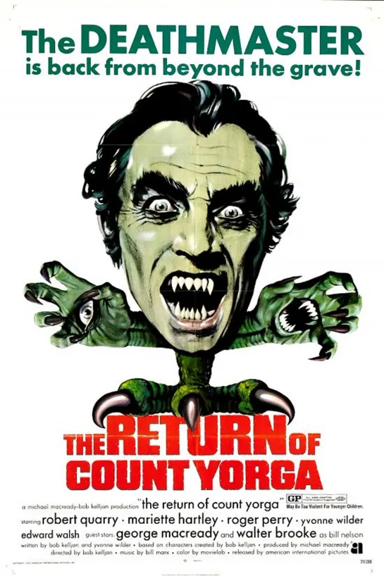 El Retorno Del Conde  yorga / The Return  Of  Count  Yorga (1971) Esp  Cast