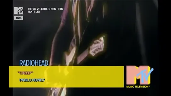 Radiohead - Creep (MTV 90s) Boys Vs Girls: 90s Hits Battle!