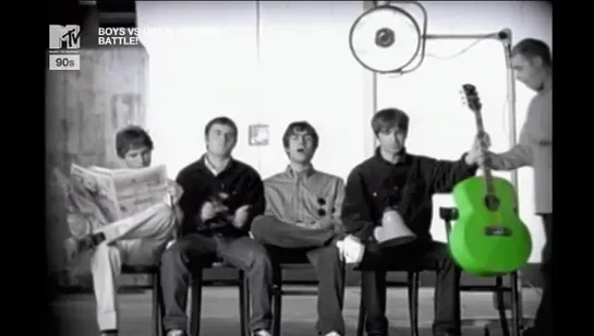 Oasis - Wonderwall (MTV 90s) Boys Vs Girls: 90s Hits Battle!