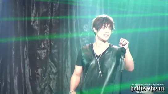 121004 Kim Hyun Joong 김현중 - HEAT (Rock ver.) @ Budokan (1)