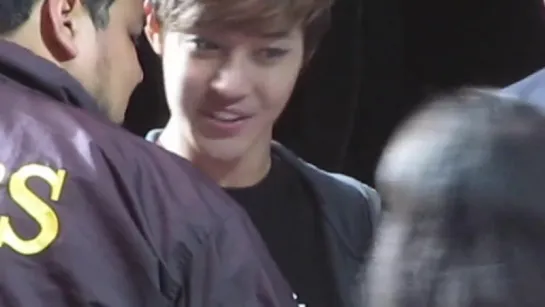 2014/09/07 FanCam Kim hyun Joong in Peru ... Hi Touch