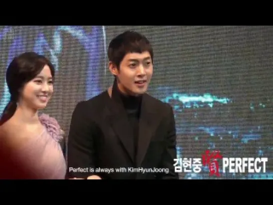 [FanCam] 20140109 Kim Hyun Joong '감격시대' PressCon in Seoul