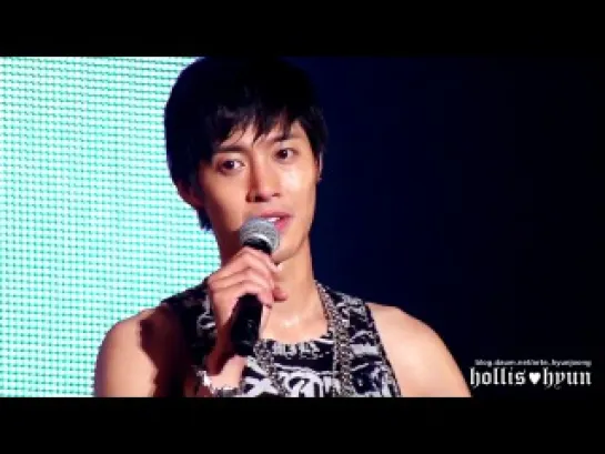 20130608 Kim Hyun Joong - HJ's Happiness (Last Talk) @ 2013 KHJ SHOW Party People