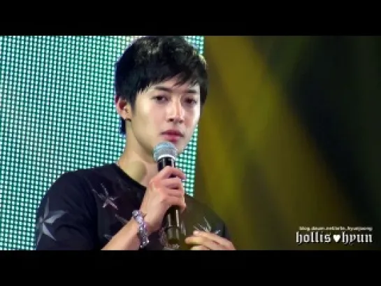 20130608 Kim Hyun Joong - Happy Birthday (Talk) @ 2013 KHJ SHOW Party People