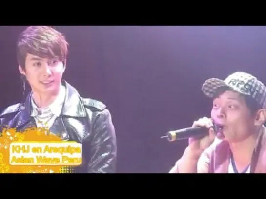 [AWP] 20140112 Kim Hyung Jun - Talk @ Fanmeeting Arequipa - Perú