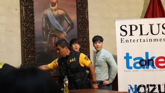 [Fancam] 20140111 Kim Hyung Jun - Fanmeeting in Arequipa, Peru Press Conference