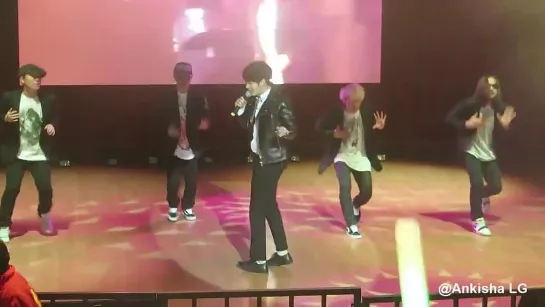 20140112 Kim Hyung Jun - Intro + Sorry I'm Sorry + Just Let It Go @ FM Arequipa - Perú