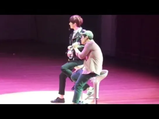 20140112 Kim Hyung Jun -  Intro + Sorry I´m Sorry + Just let it go + Talk @ Fanmeeting in Arequipa, Peru