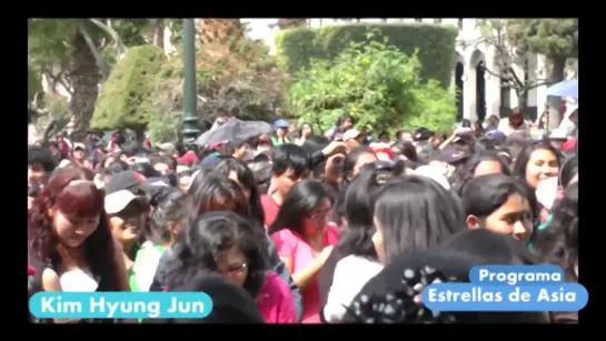 [ESTRELLAS DE ASIA] 20140111 KIM HYUNG JUN Press Conference AREQUIPA-PERU