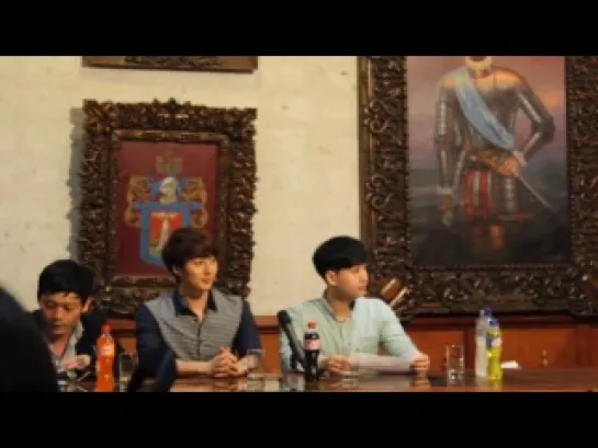 [GENERACION KPOP] 20140111 Kim Hyung Jun -  Fanmeeting in Arequipa, Peru Press Conference Part 2