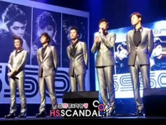 [Fancam][10-06-13] SS501 Completed Message to fans @ Newton Fan Mleeting [1-2]