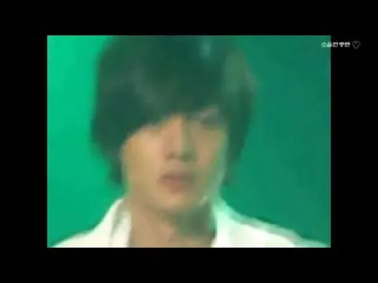 [Fancam 2] Hyun Joong Focus - Rehearsal @ Music Bank [10.06.04]