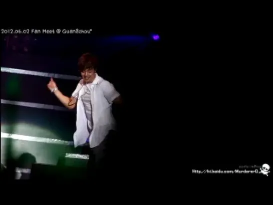 20120602 Kim Hyun Joong @ Fan Meeting - GuangZhou (Part 1)