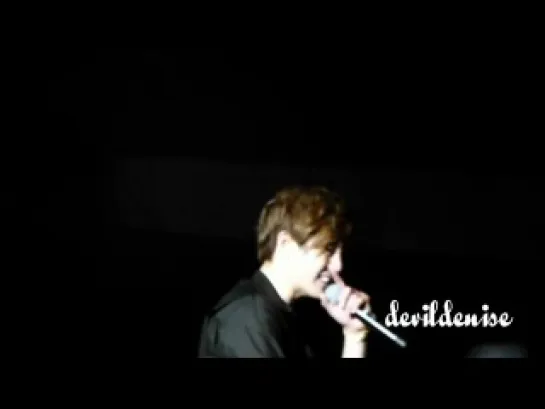 20120504 Kim Hyun Joong - One More Time + Lucky Guy Encore @ Fanmeet 2012 in Singapore