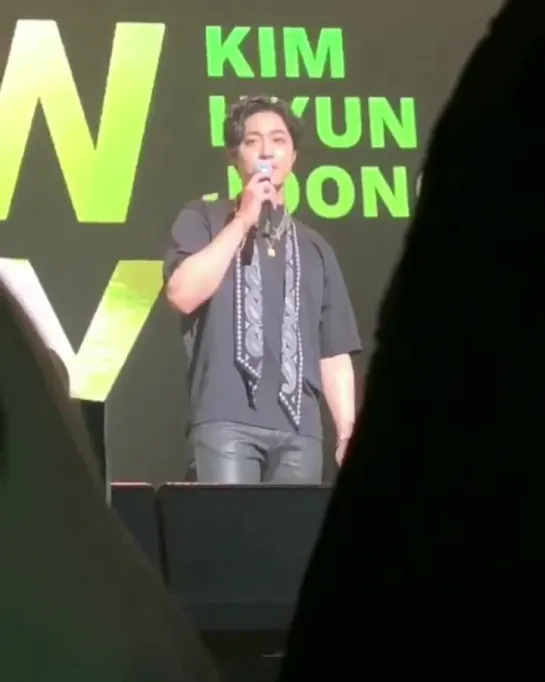 [2019.02.10] Kim Hyun Joong "NEW WAY" Concert at Blue Square IMarket Hall in Seoul Day (2) ~ Talk snippet