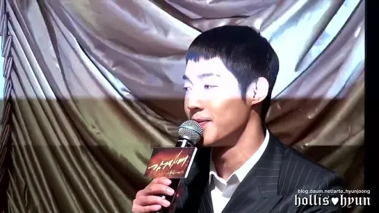 [Fancam] 20131202 Kim Hyun Joong - Showcase Interview of Inspiring Age