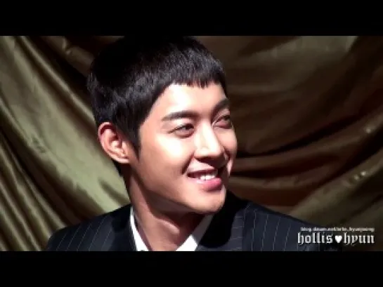 [Fancam] 20131202 Kim Hyun Joong - Gentle and Sweet Jungtae @ KBS Drama 'Inpiring Ganeration' Showcase