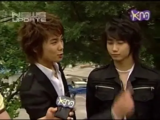 20050607 SS501 - Warning MV Making on KM News