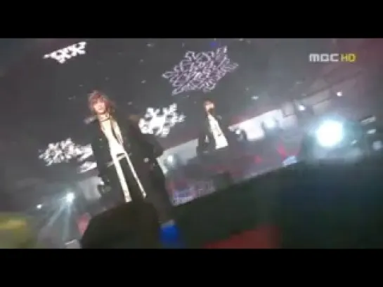 20051231 SS501 - Warning + Snow Prince  @ MBC Gayo Daejeojeon