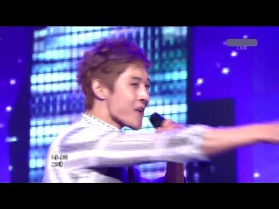 110723 Kim Hyun Joong - Kiss Kiss @ Music Core